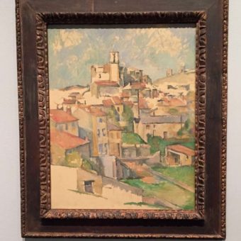 Cezanne, unfinished view of Gardanne