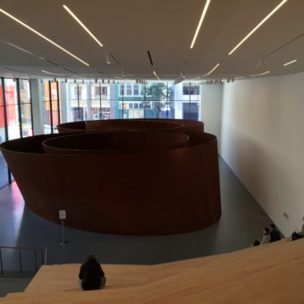 Richard Serra's Sculpture, Sequence, at the new SFMOMA