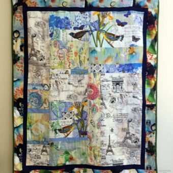 We Will Always Have Paris, Quilt by Leslie Riehl