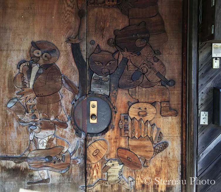 Cool carvings, The Record Plant's Carved Doors