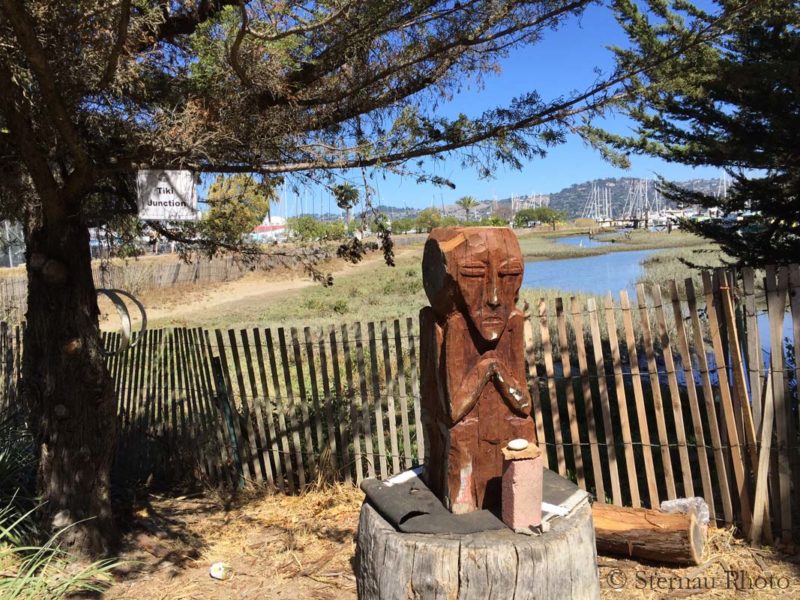 Cool carvings, Tiki Junction, Sausalito, Susan Sternau Photo