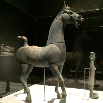 Horse and Groom, animals of ancient chinese art
