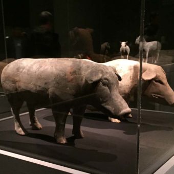 Pair of Pigs, animals of ancient Chinese art