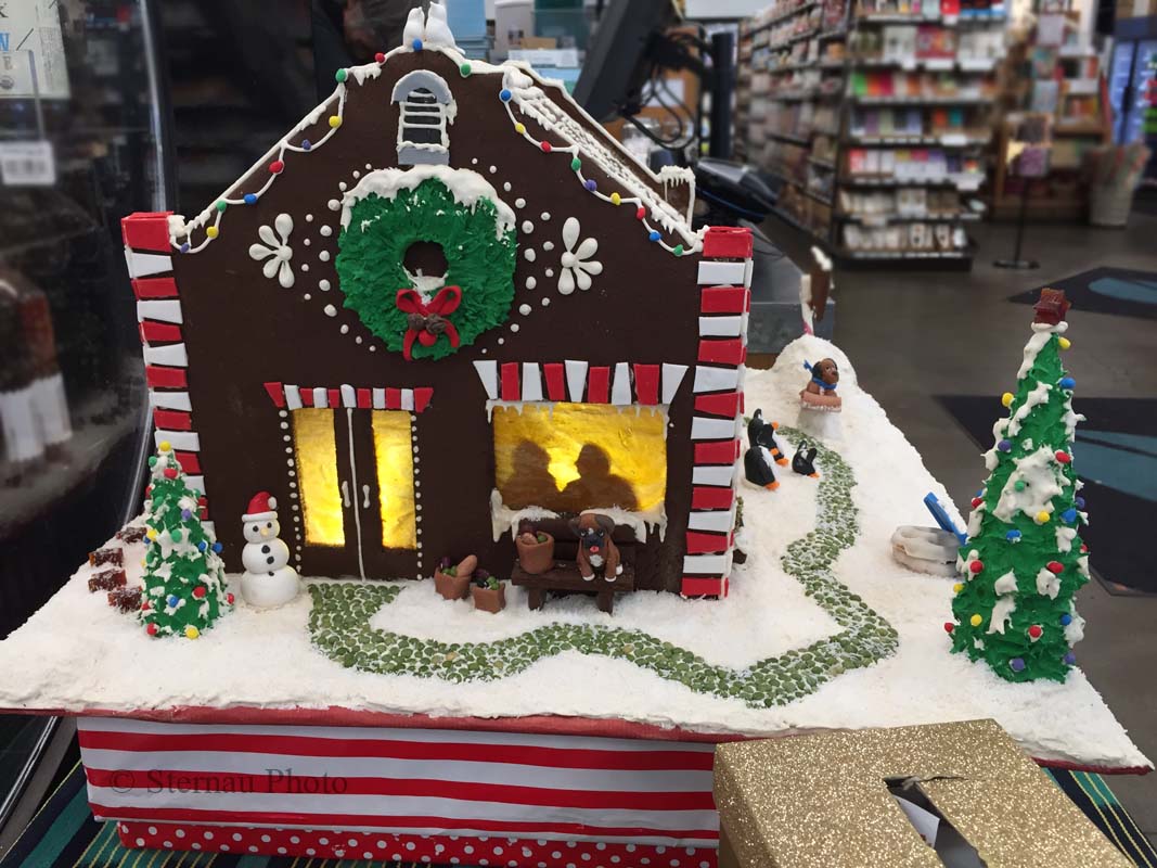Driver's Market Gingerbread House, front