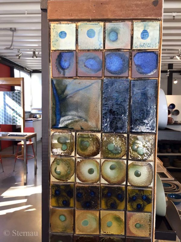 Tile Display at Heath, ceramic innovations