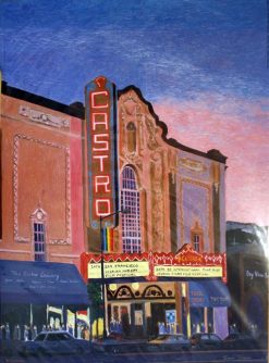 Castro Theater, print front, by Susan Sternau