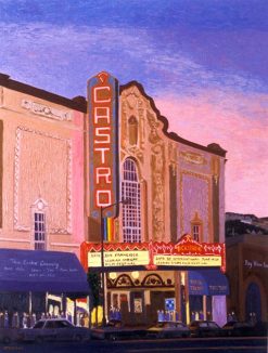 Castro Theater, print by Susan Sternau