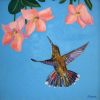 Ruby Topaz Hummingbird, giclee print by Susan Sternau