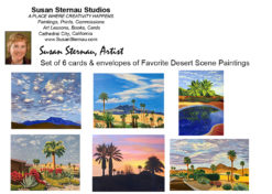 Desert Scenes Cards Box Insert by Susan Sternau