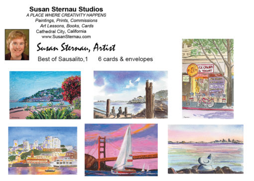 Best of Sausalito 1 Card Box insert, by Susan Sterna