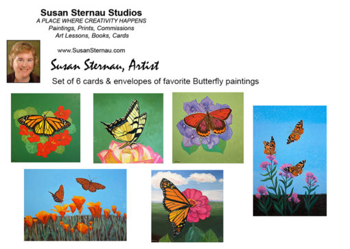 Butterfly Card Box insert by Susan Sternau