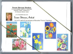 California Flowers Card Box back_ by Susan Sternau