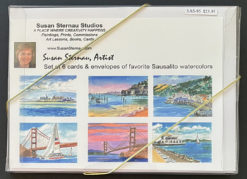 Classic Sausalito Card Box Back, by Susan Sternau
