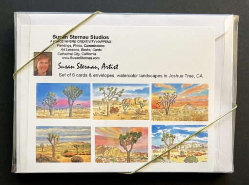 Joshua Tree Card Box back by Susan Sternau