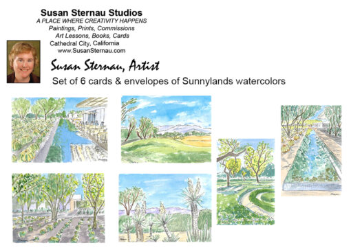 Sunnylands Card Box Insert by Susan Sternau