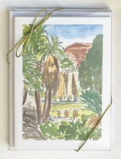 Palm Canyon Card Box front by Susan Sternau