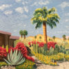 Desert Spring with Palm Trees by Susan Sternau
