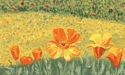 Desert Wildflowers by Susan Sternau, detail 2