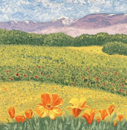 Desert Wildflowers by Susan Sternau, detail 1