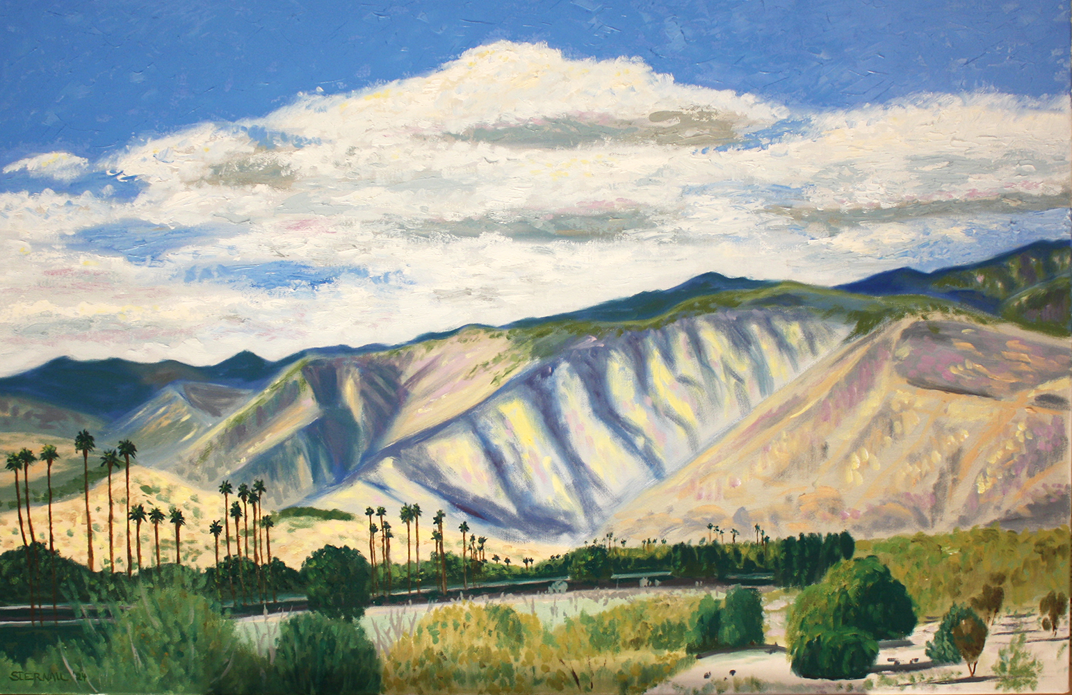 Palm Springs Mountains by Susan Sternau