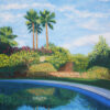 Pool with Clouds by Susan Sternau