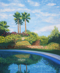 Pool with Clouds by Susan Sternau
