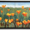 Poppies Diptych by Susan Sternau
