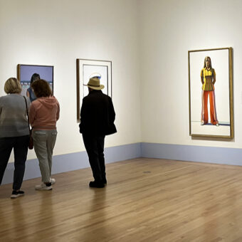 Viewing Wayne Thiebaud's figure paintings at the Legion of Honor