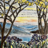 Tiffany Window large tile by Susan Sternau